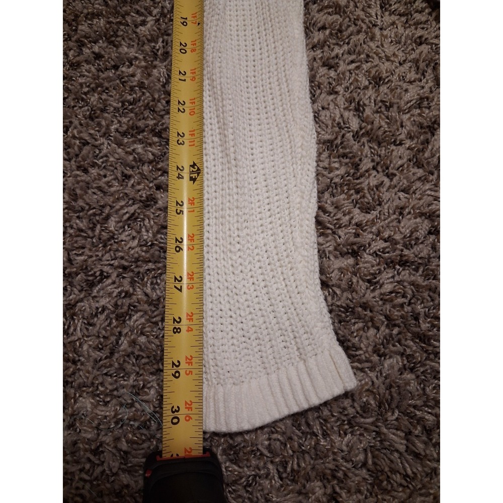 CJ Banks Cable Knit Sweater Size Textured Cotton Lightweight Open Knit Layer - Picture 14 of 14